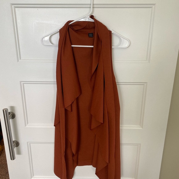 Burnt orange short sleeve cardigan, never worn - Picture 1 of 4